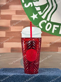 Starbucks Red Jeweled Grande Tumbler (International)