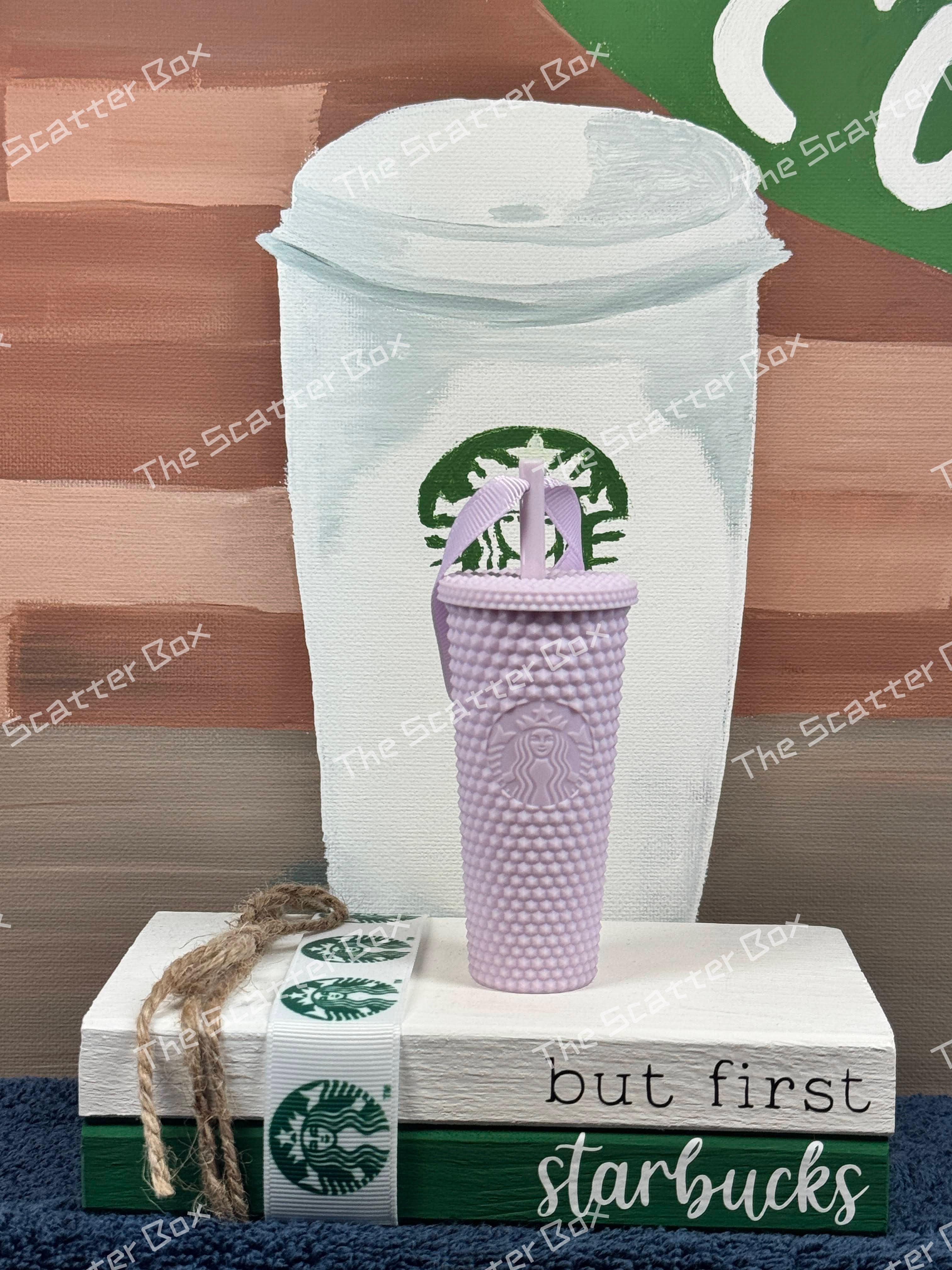 Starbucks Ornament - Lilac Matte Studded