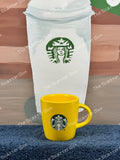 Starbucks China 2024 Spring Pastoral 3oz Demi Mini Cup - Yellow