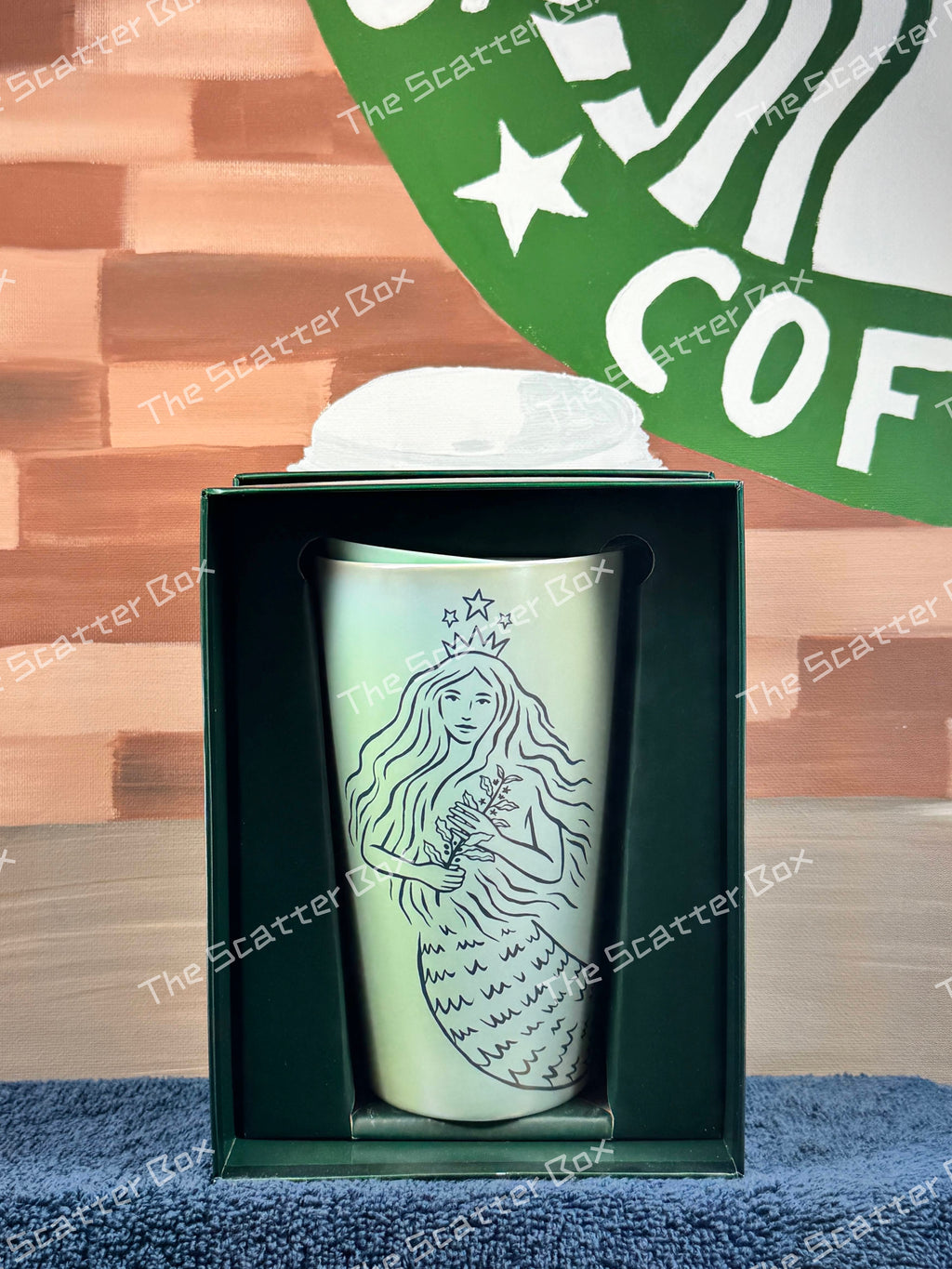 Starbucks 50th Ann. Limited Edition Siren Double Wall Ceramic Tumbler USA