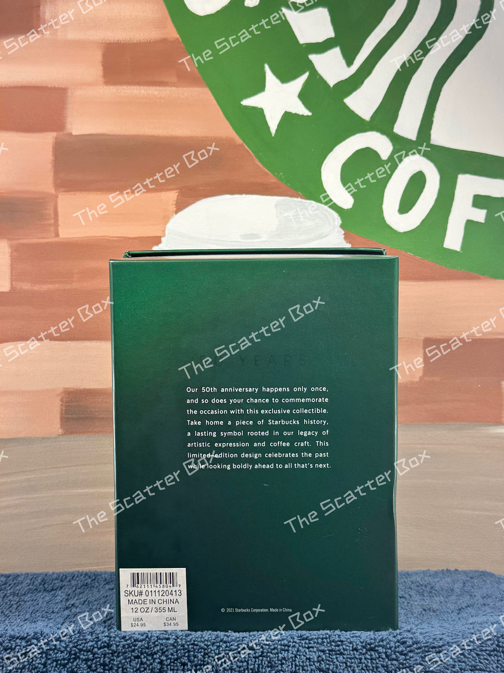Starbucks 50th Anniversary Limited Edition Siren Double Wall Ceramic Tumbler