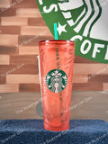 Starbucks Orange Swirl Soft Touch Venti
