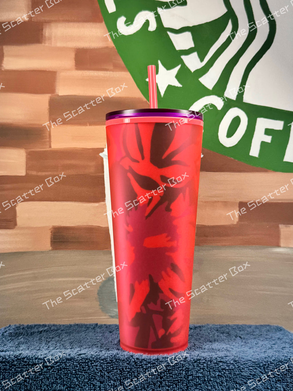 Starbucks Red Floral Soft Touch Venti