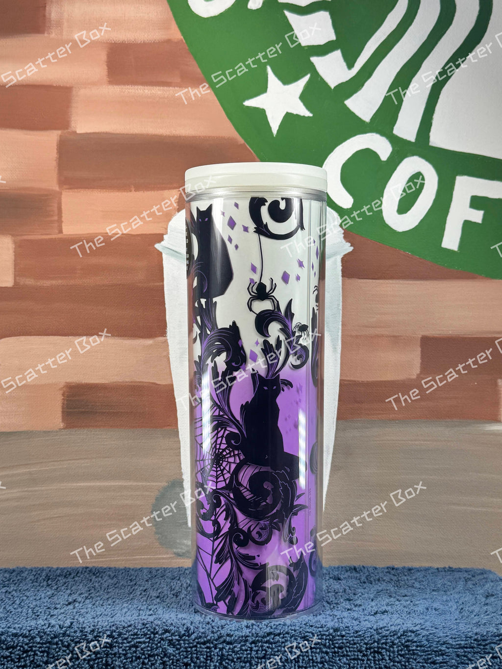 Starbucks Purple/White Halloween Hot Cup