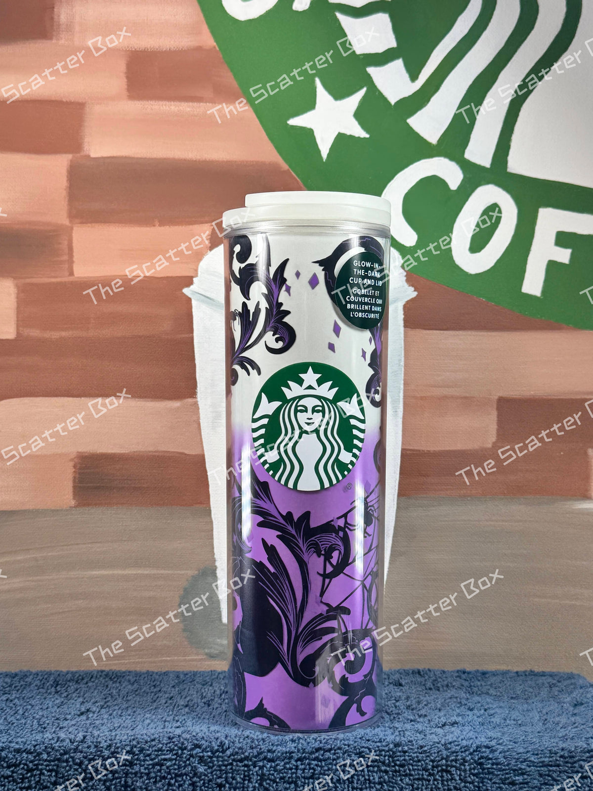 Starbucks Purple/White Halloween Hot Cup