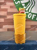 Starbucks 2023 Indonesia CNY 23 Yellow (Lion Dance Yellow) Studded Venti