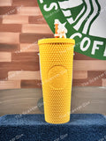 Starbucks 2023 Taiwan Yellow Elephant Studded Venti