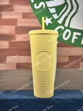 Starbucks 2021 Taiwan Yellow Studded Venti