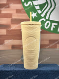 Starbucks 2021 China Butter Yellow Studded Venti