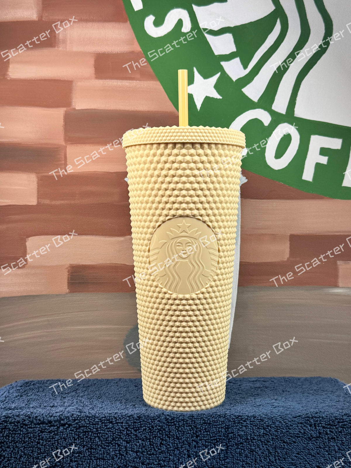 Starbucks 2021 China Butter Yellow Studded Venti