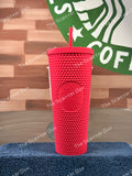 Starbucks 2021 Mexico Red Soft Touch (Chili) Studded Venti Exclusive