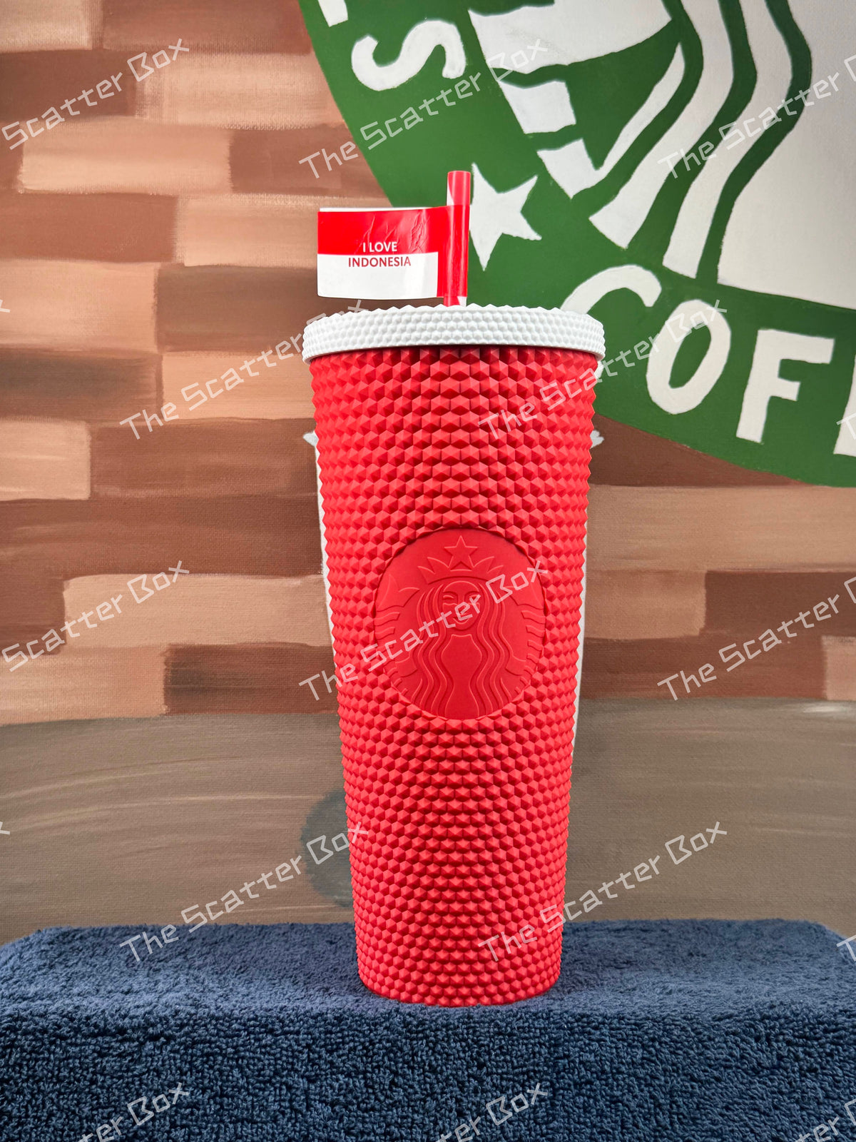 Starbucks 2021 Indonesia Twinkle Red Flag Studded Venti Exclusive