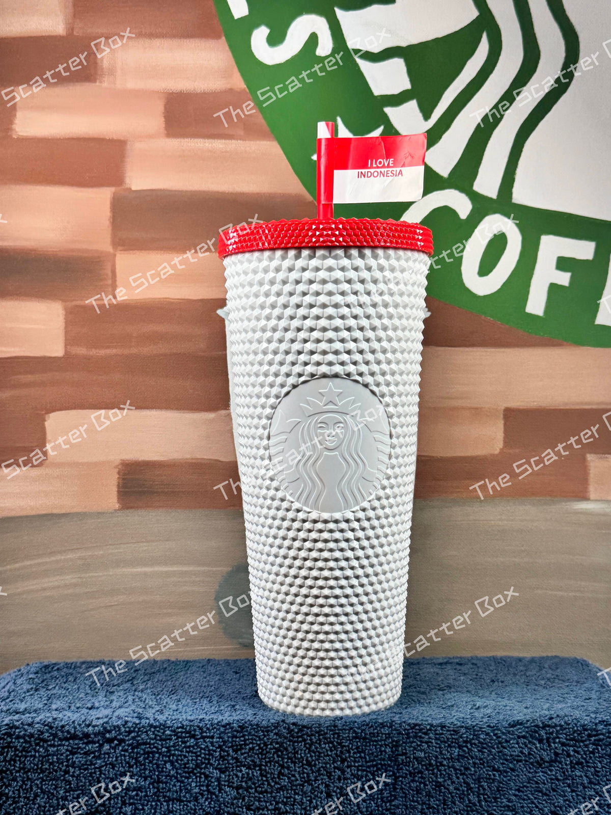 Starbucks 2021 Indonesia Twinkle White Flag Studded Venti Exclusive
