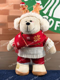 Starbucks China 2021 Christmas Gingerbread Man Warm Bearista
