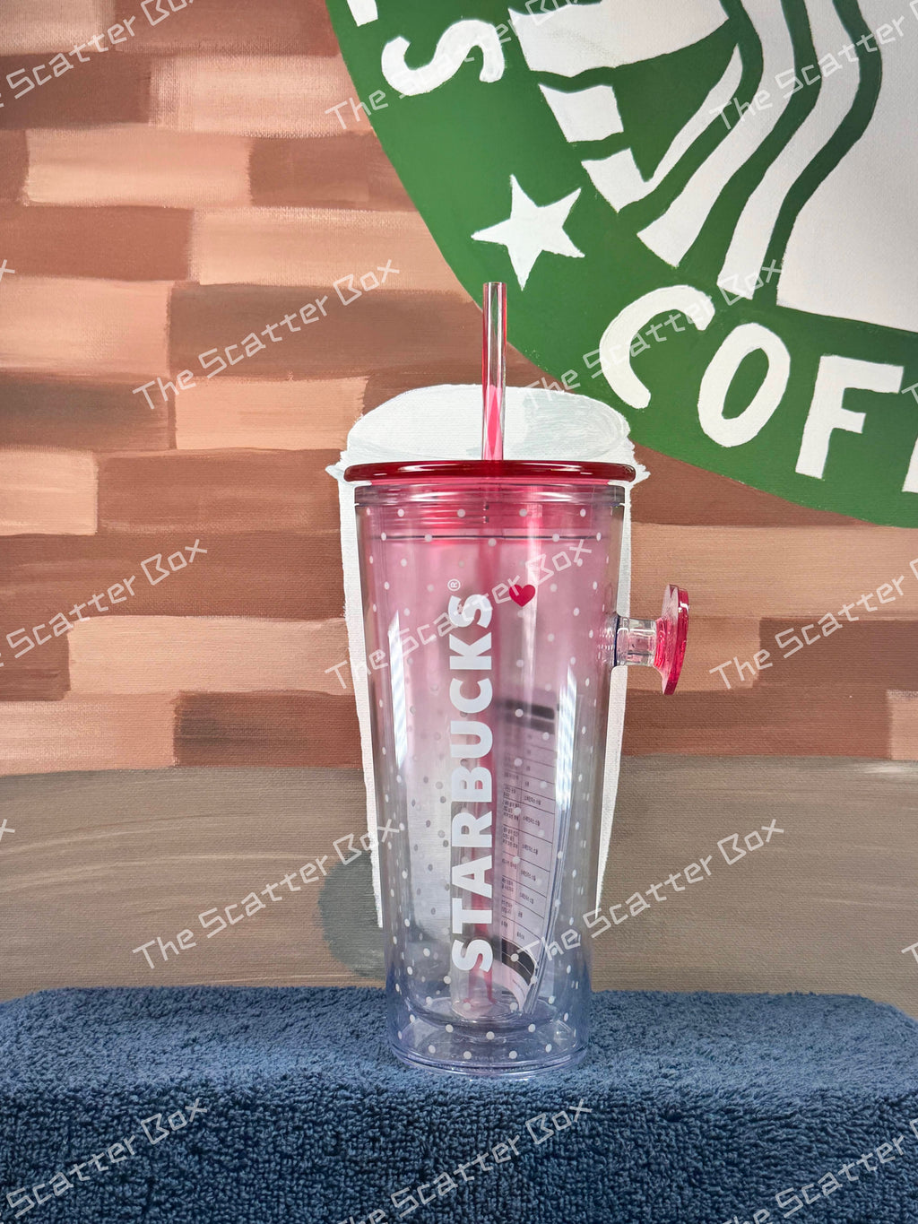 Starbucks Korea 2022 Valentine Heart Plastic Cold Cup