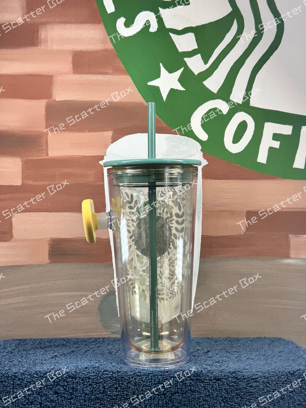 Starbucks Korea 2021 Valentine's Day Honey Love Bee Pop Handle Cold Cup